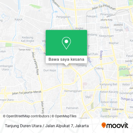 Peta Tanjung Duren Utara / Jalan Alpukat 7