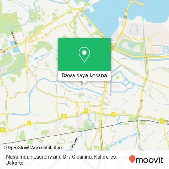 Peta Nusa Indah Laundry and Dry Cleaning, Kalideres