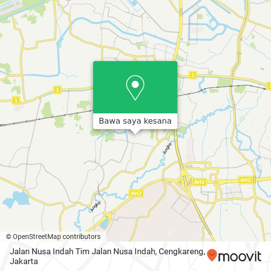 Peta Jalan Nusa Indah Tim Jalan Nusa Indah, Cengkareng