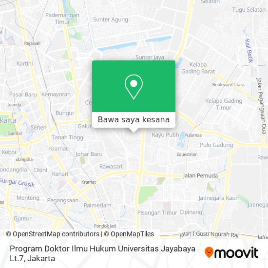 Peta Program Doktor Ilmu Hukum Universitas Jayabaya Lt.7
