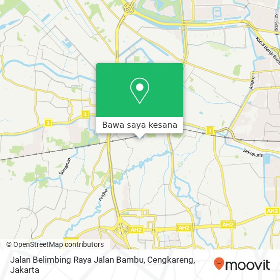 Peta Jalan Belimbing Raya Jalan Bambu, Cengkareng