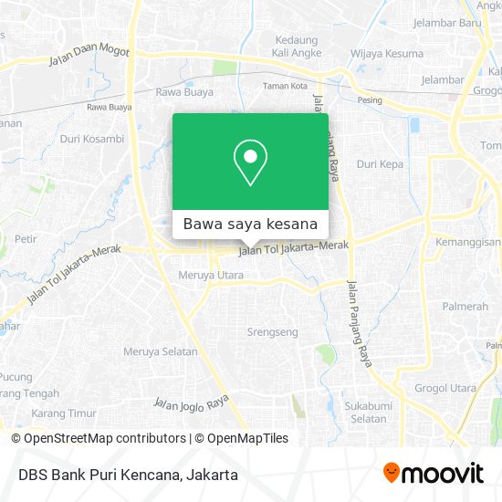 Peta DBS Bank Puri Kencana