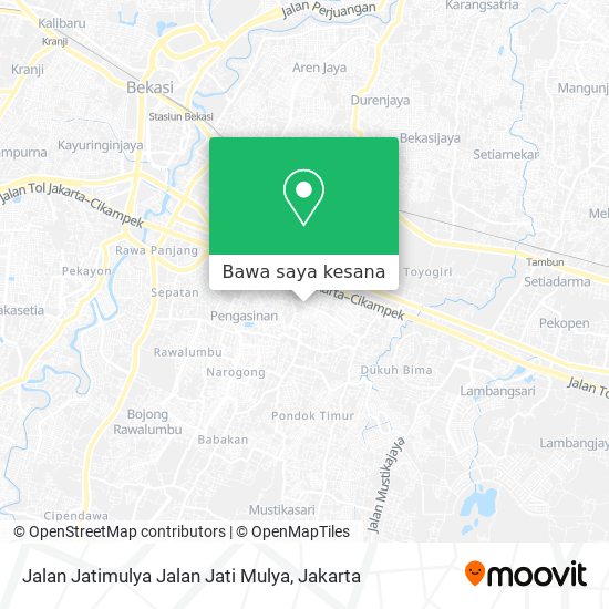 Peta Jalan Jatimulya Jalan Jati Mulya