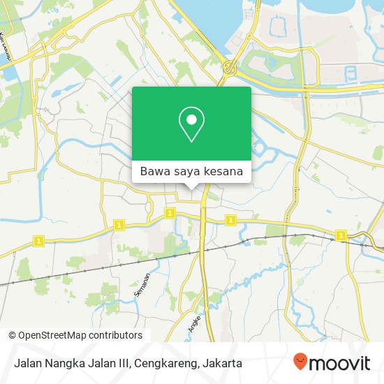 Peta Jalan Nangka Jalan III, Cengkareng