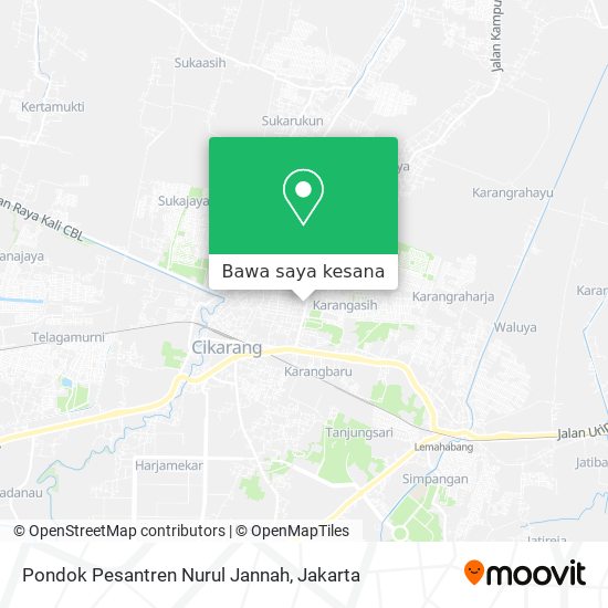 Peta Pondok Pesantren Nurul Jannah