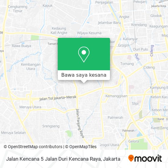 Peta Jalan Kencana 5 Jalan Duri Kencana Raya