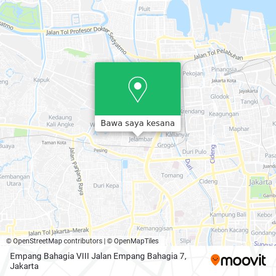 Peta Empang Bahagia VIII Jalan Empang Bahagia 7