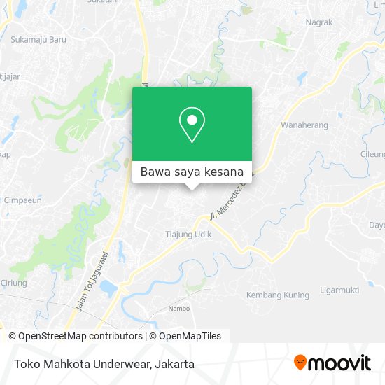 Peta Toko Mahkota Underwear