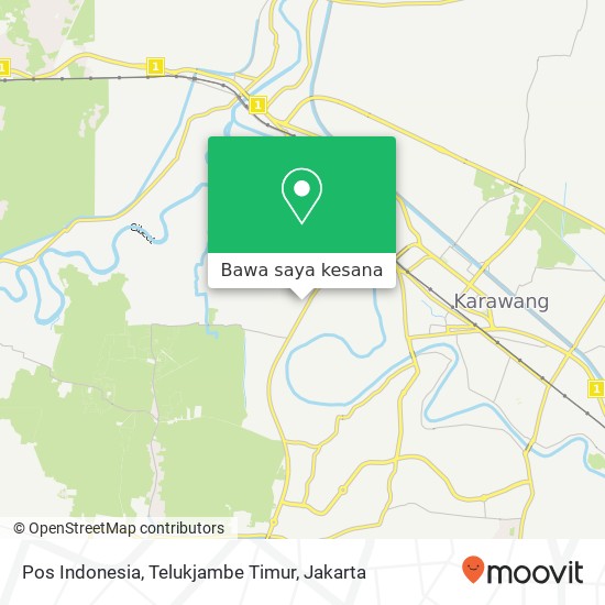 Peta Pos Indonesia, Telukjambe Timur