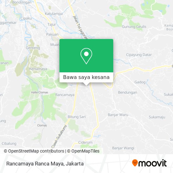 Peta Rancamaya Ranca Maya