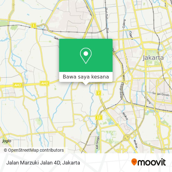 Peta Jalan Marzuki Jalan 4D