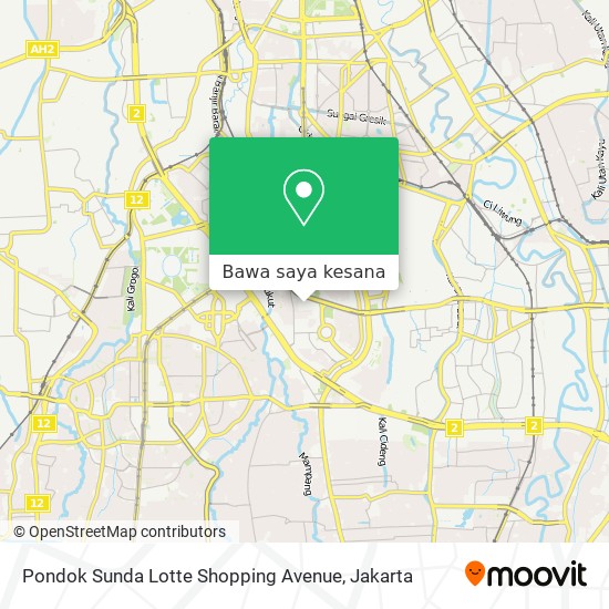 Peta Pondok Sunda Lotte Shopping Avenue