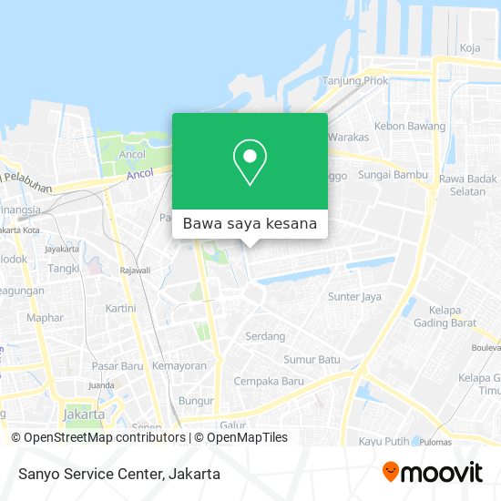 Peta Sanyo Service Center