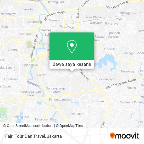 Peta Fajri Tour Dan Travel