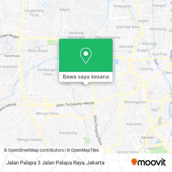 Peta Jalan Palapa 3 Jalan Palapa Raya