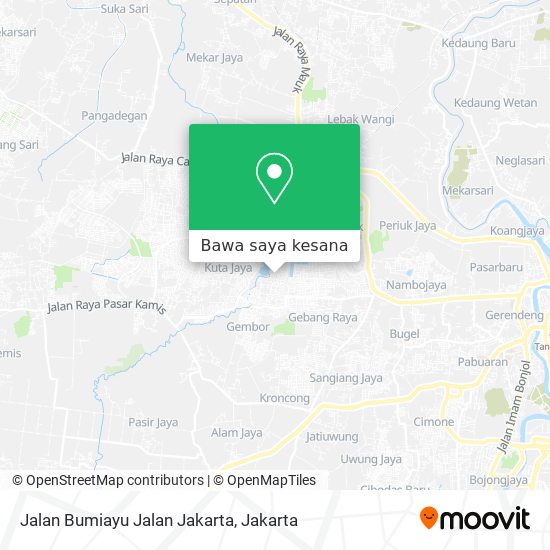 Peta Jalan Bumiayu Jalan Jakarta