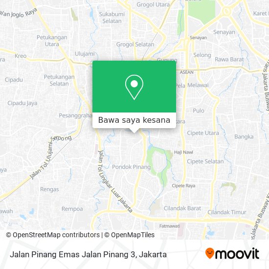 Peta Jalan Pinang Emas Jalan Pinang 3