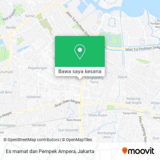Peta Es mamat dan Pempek Ampera