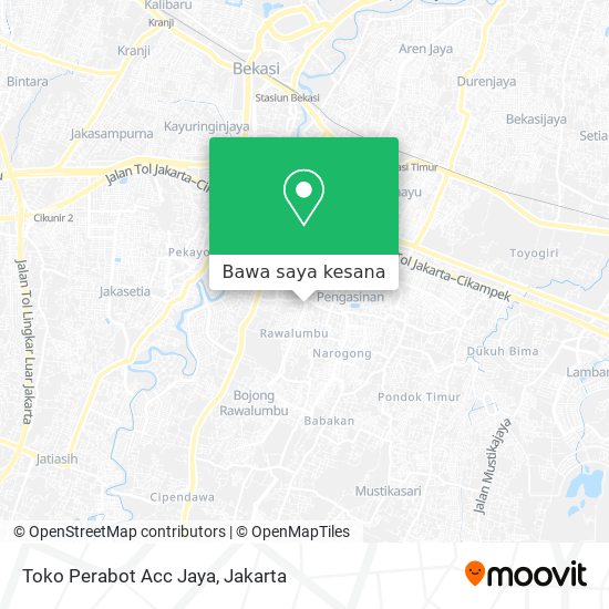 Peta Toko Perabot Acc Jaya