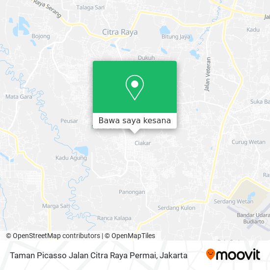 Peta Taman Picasso Jalan Citra Raya Permai