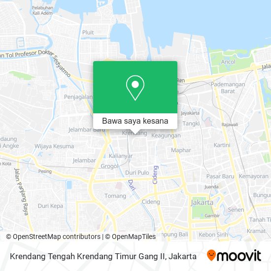Peta Krendang Tengah Krendang Timur Gang II