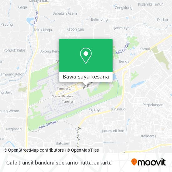 Peta Cafe transit bandara soekarno-hatta
