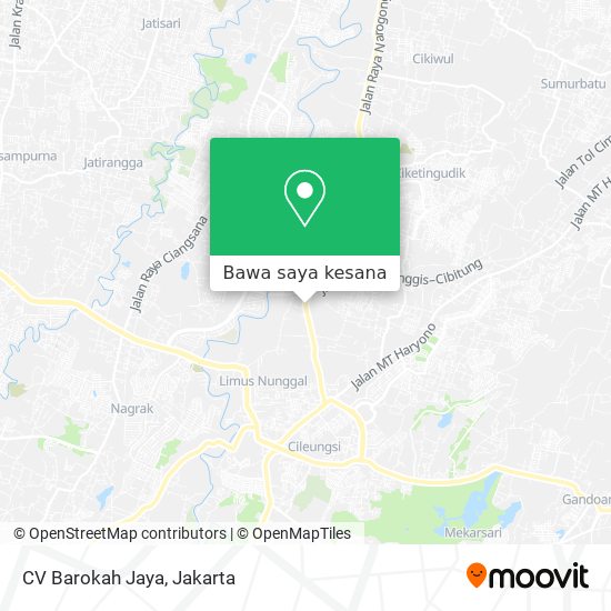 Peta CV Barokah Jaya