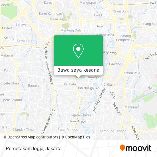 Peta Percetakan Jogja