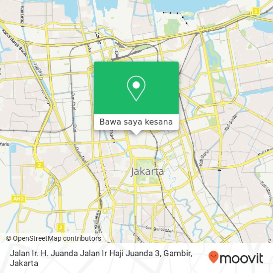 Peta Jalan Ir. H. Juanda Jalan Ir Haji Juanda 3, Gambir
