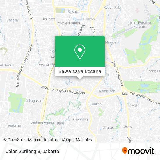 Peta Jalan Surilang 8