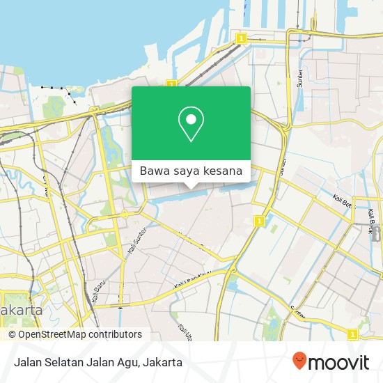 Peta Jalan Selatan Jalan Agu