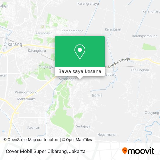 Peta Cover Mobil Super Cikarang