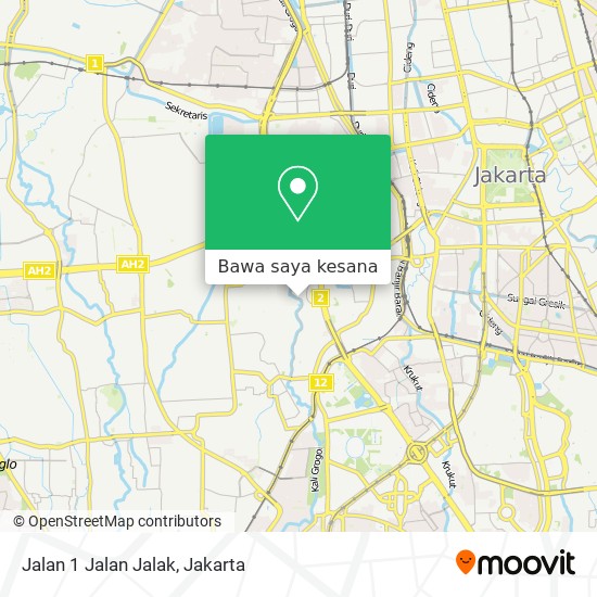 Peta Jalan 1 Jalan Jalak