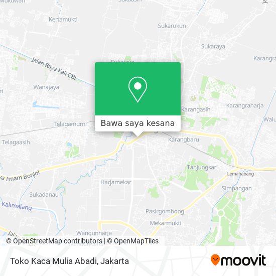 Peta Toko Kaca Mulia Abadi