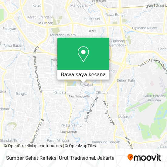 Peta Sumber Sehat Refleksi Urut Tradisional