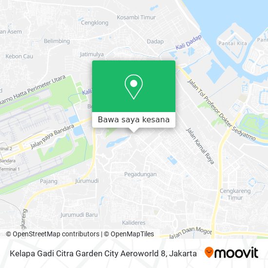 Peta Kelapa Gadi Citra Garden City Aeroworld 8