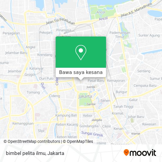 Peta bimbel pelita ilmu