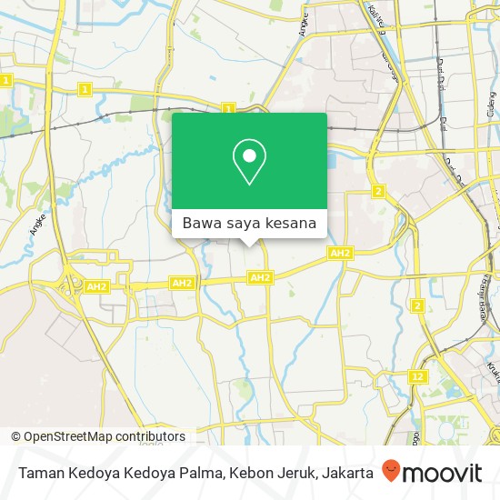 Peta Taman Kedoya Kedoya Palma, Kebon Jeruk