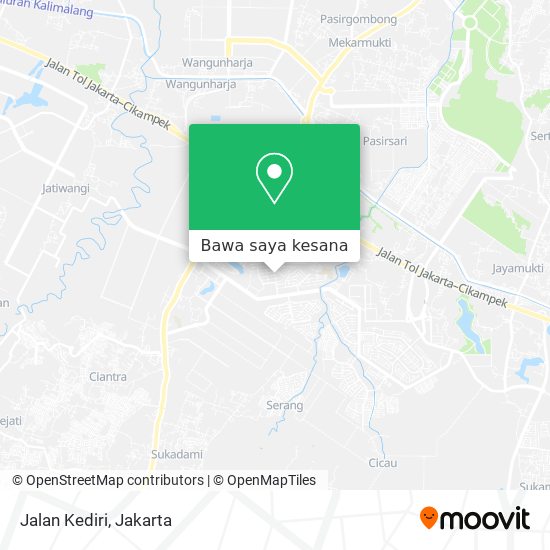 Peta Jalan Kediri