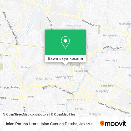 Peta Jalan Patuha Utara Jalan Gunung Patuha