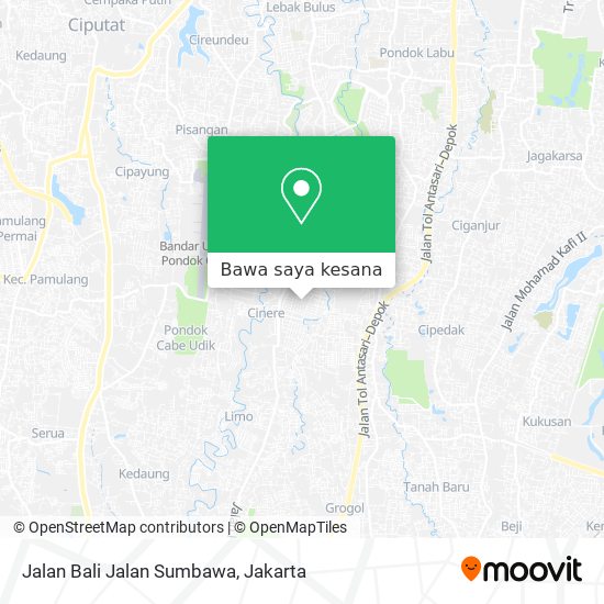 Peta Jalan Bali Jalan Sumbawa