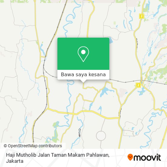 Peta Haji Mutholib Jalan Taman Makam Pahlawan