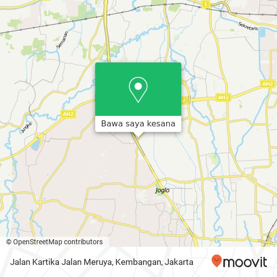 Peta Jalan Kartika Jalan Meruya, Kembangan