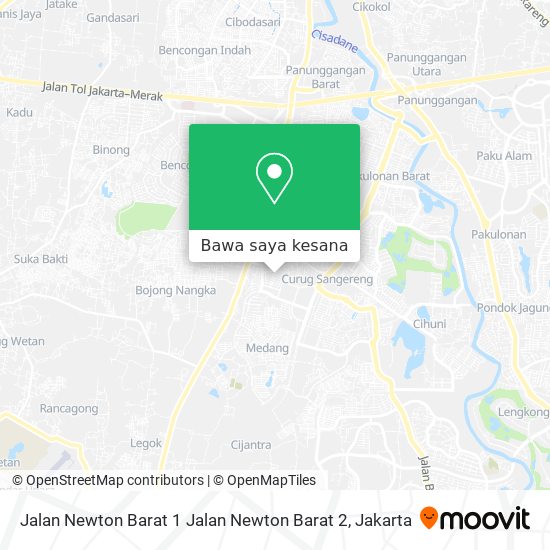 Peta Jalan Newton Barat 1 Jalan Newton Barat 2