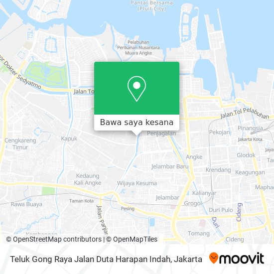 Peta Teluk Gong Raya Jalan Duta Harapan Indah