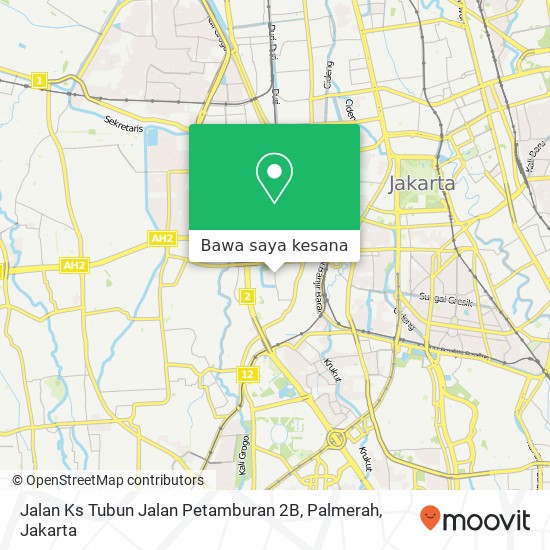 Peta Jalan Ks Tubun Jalan Petamburan 2B, Palmerah