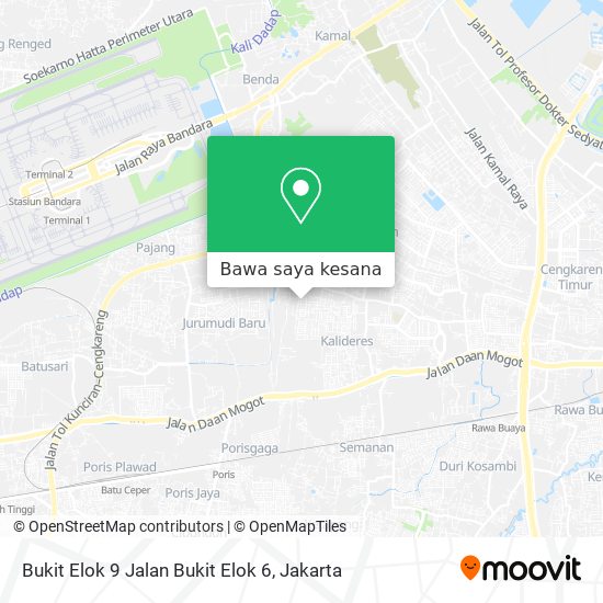 Peta Bukit Elok 9 Jalan Bukit Elok 6