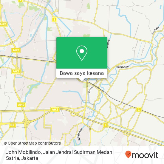 Peta John Mobilindo, Jalan Jendral Sudirman Medan Satria