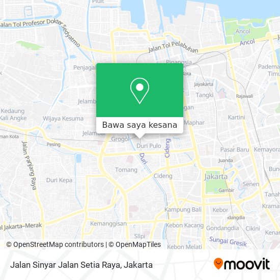 Peta Jalan Sinyar Jalan Setia Raya