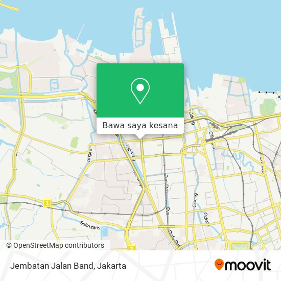 Peta Jembatan Jalan Band